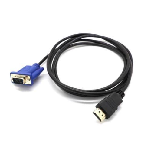 Imagem de Cabo HDMI VGA adaptador cpu e pc