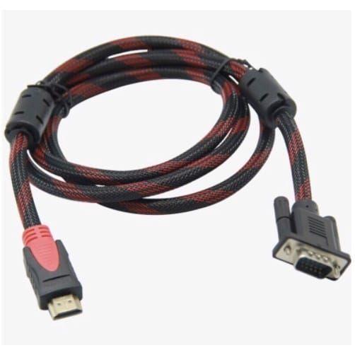 Imagem de Cabo HDMI VGA adaptador cpu e pc