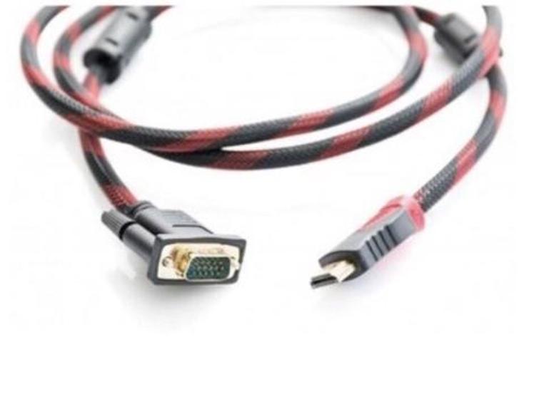 Cabo HDMI VGA funcional e prático para PC - Filó Modas - Cabo HDMI ...