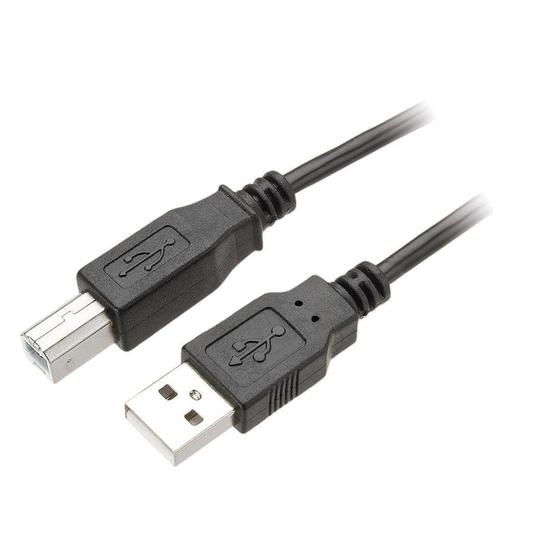 Imagem de Cabo Impressora Usb 2.0 A Macho X Usb 2.0 B Macho 1,5M Preto - Tebera Sb