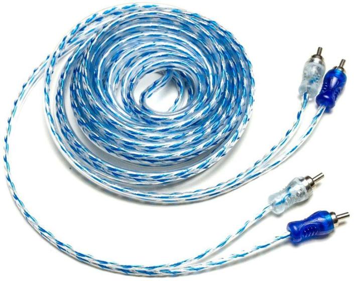 Imagem de Cabo injetado 1m svart tech one azul e transparente