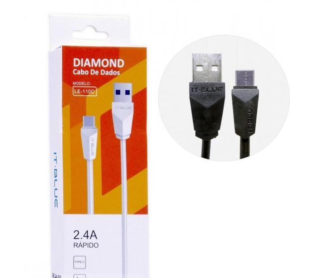 Imagem de Cabo it blue diamond le-100c tipo-c - IT-BLUE