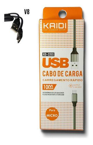 Imagem de Cabo kaidi v8 1m usb kd-335s