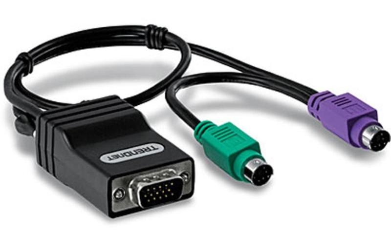 Imagem de Cabo KVM para CAT 5 KVM - Módulo de interface de servidor PS2 CAT5 KVM - TrendNet TK-CAT5P