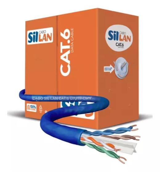 Imagem de Cabo Lan Cat 6 U/Utp Cmx Sil 