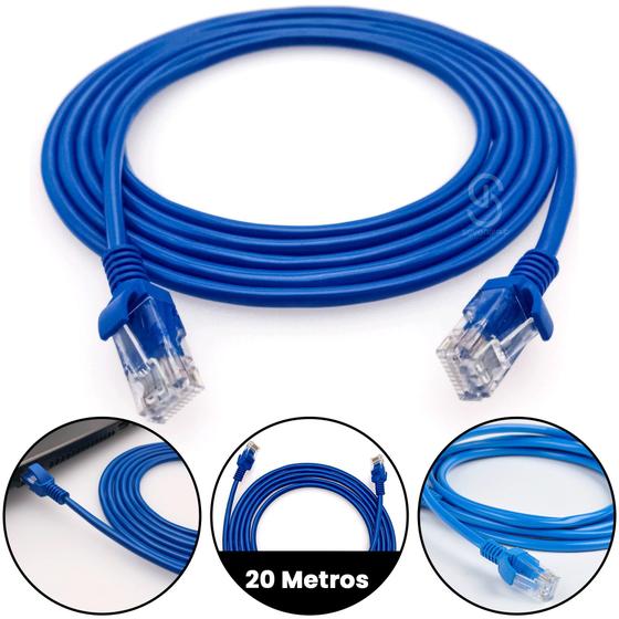 Imagem de Cabo LE-306 RJ45 Série Conector de Rede WIFI 20 Metros