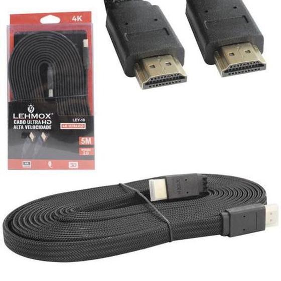 Imagem de Cabo lehmox hdmi 4k ley-10 5m