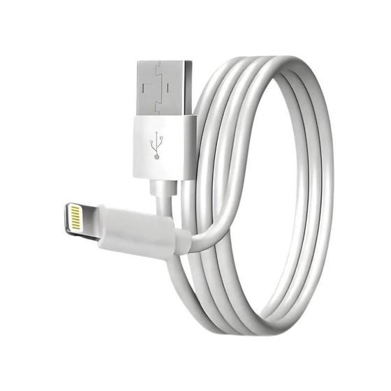 Imagem de Cabo Lightning Conector USB 01 Metro Carrega Transfere Dados