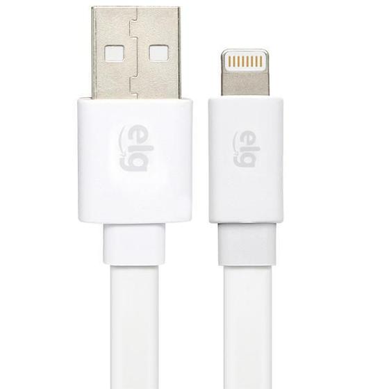 Imagem de Cabo Lightning Elg EC810 1.25 Metros - Branco