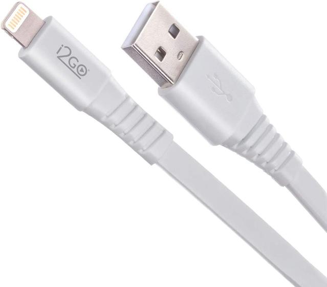 Cabo Lightning I2go Certificado Mfi 1,2m 2,4 Flexível Branco