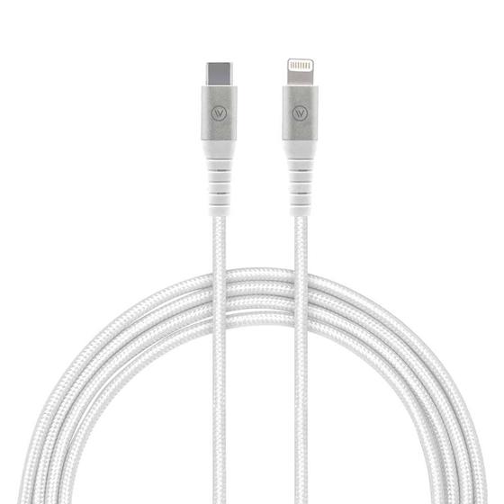 Imagem de Cabo Lightning MFi para USB-C - Hard Cable - Branco - Iwill