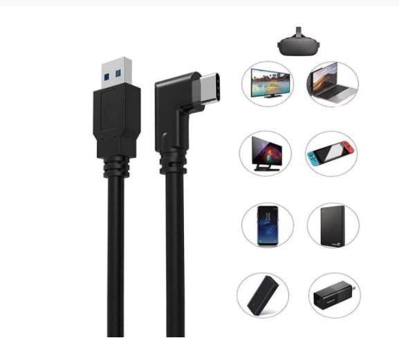 Imagem de Cabo Link 5 Metros Compatível Com Oculus Quest 1 E 2 Usb-C