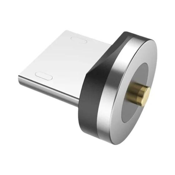 Imagem de Cabo Magnético USB-C e Micro USB - 540° de Rotação, com LED - iPhone, Xiaomi, Huawei, Samsung
