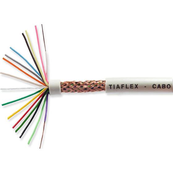 Imagem de Cabo Manga 20x26 AWG - com Blindagem Bege - 3 Metros