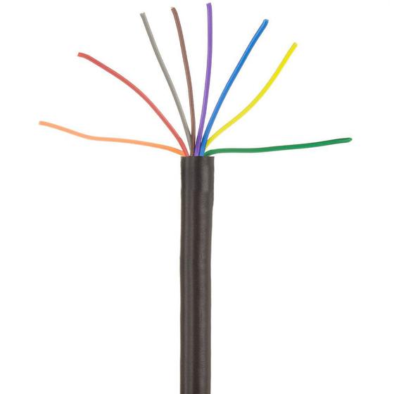 Imagem de Cabo Manga 8x26 AWG - sem Blindagem Preto - 30 Metros