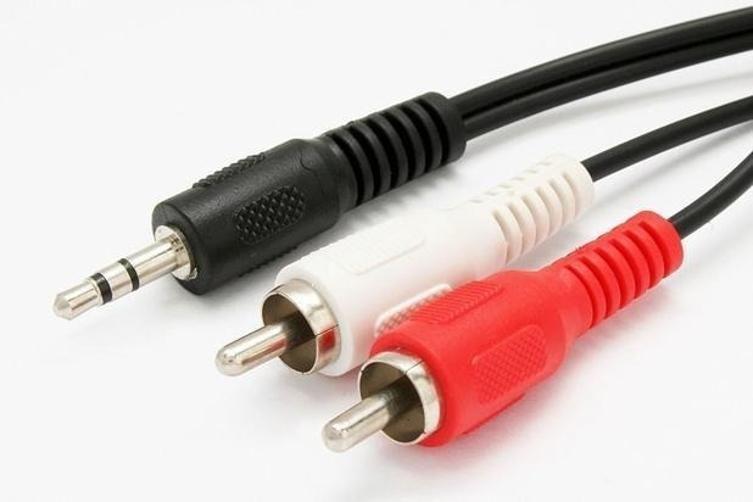 Imagem de Cabo Mbtech P2 X 2 RCA Preto 1,5m - Áudio e Vídeo