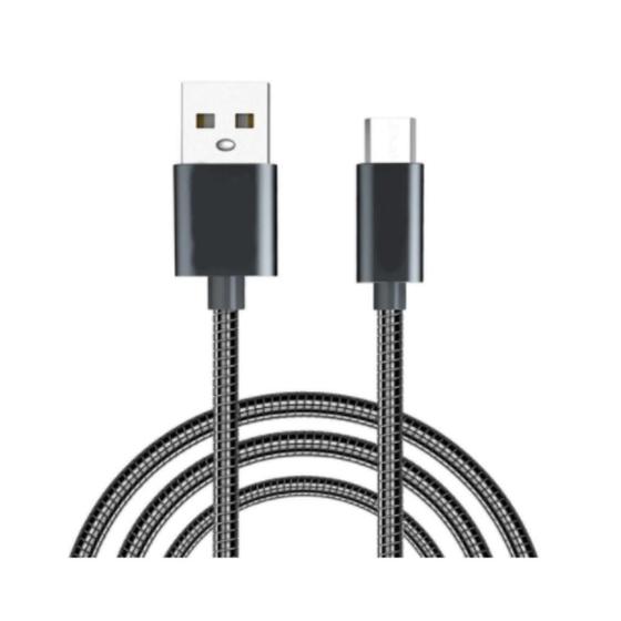 Imagem de Cabo Metal Reforçado Usb Kingo 1M 2.1A Para Galaxy A10S