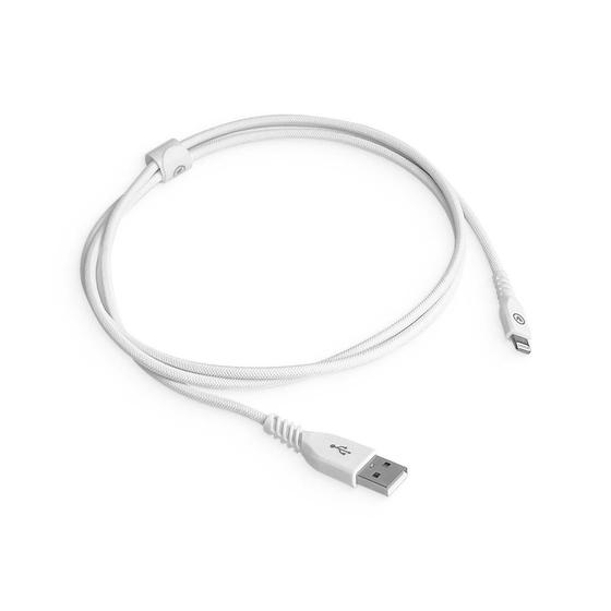 Imagem de Cabo MFI de USB Compatível Com Lightning (1m) Stronge Nylon iWill Branco