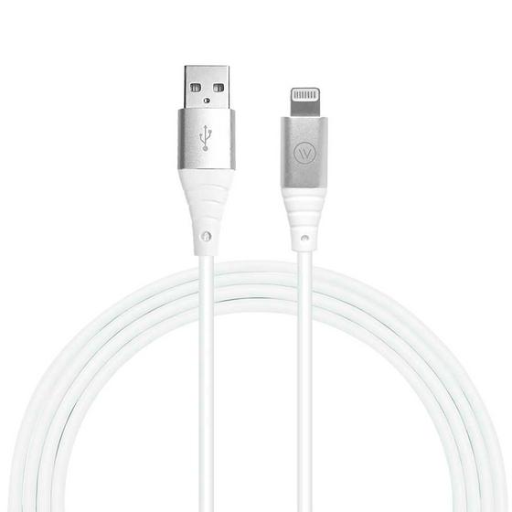 Imagem de Cabo MFi Hard Cable em TPE 2m Branco