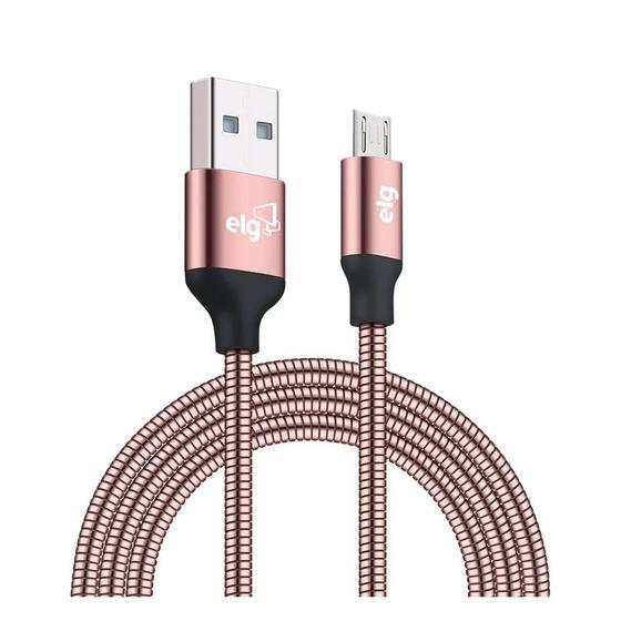 Imagem de Cabo Micro USB 1 Metro Inox INX510RG ELG Rose