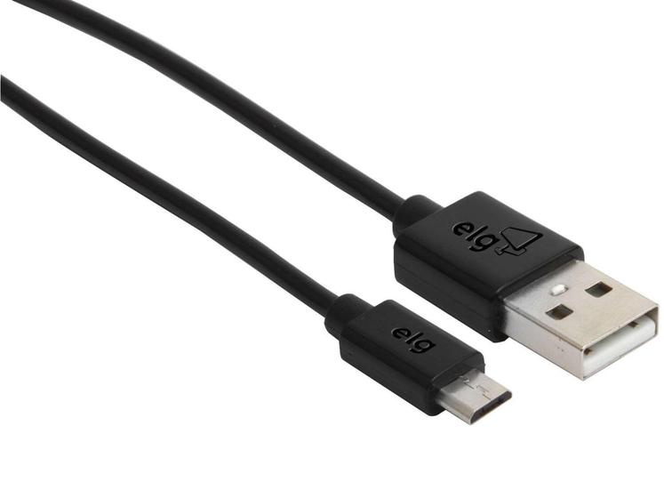 Cabo Micro USB 1m - ELG Menor preço em Cabo Micro USB 1m - ELG