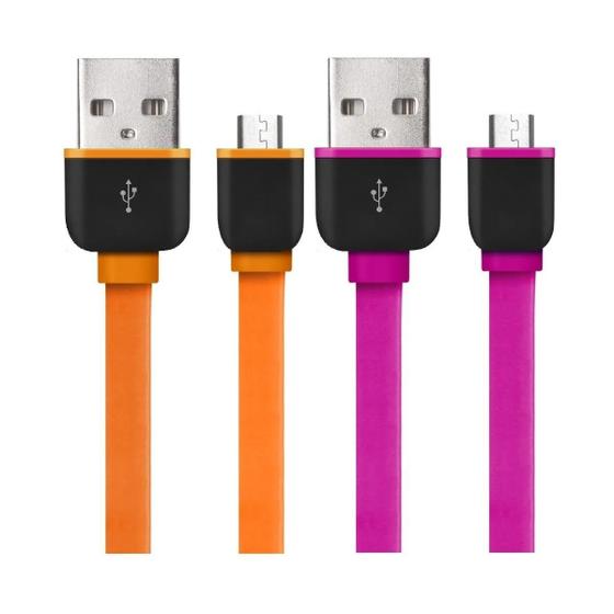 Cabo Micro Usb 2 Metros Smartogo Sortido Multilaser - WI312 Menor preço em Cabo Micro Usb 2 Metros Smartogo Sortido Multilaser - WI312
