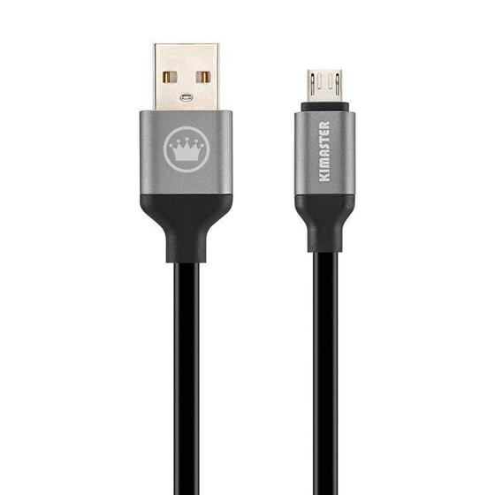 Imagem de Cabo Micro Usb V8 Kimaster 1,5 Metros Cb518 -Preto