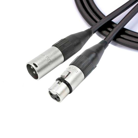 Imagem de Cabo microfone balanceado santo angelo xlr / xlr 15 metros