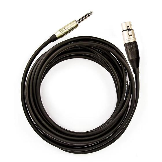 Cabo microfone mono xlr/p10 - 3mt Menor preço em Cabo microfone mono xlr/p10 - 3mt