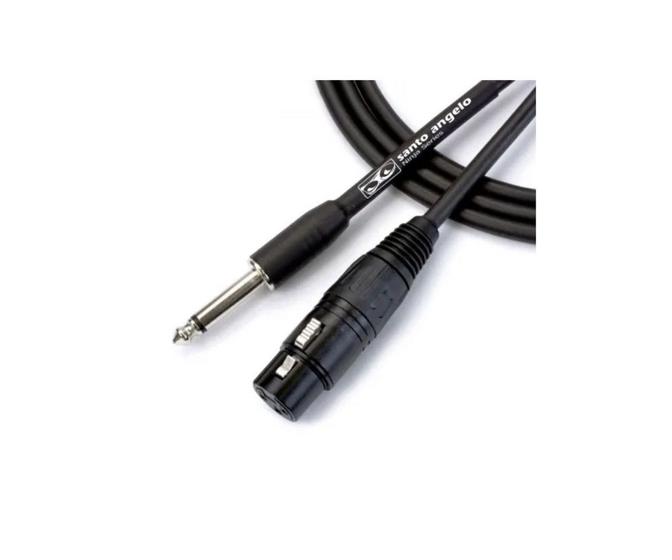 Imagem de Cabo Microfone Santo Angelo XLR x P10 0,91m Ninja HB B 03FT