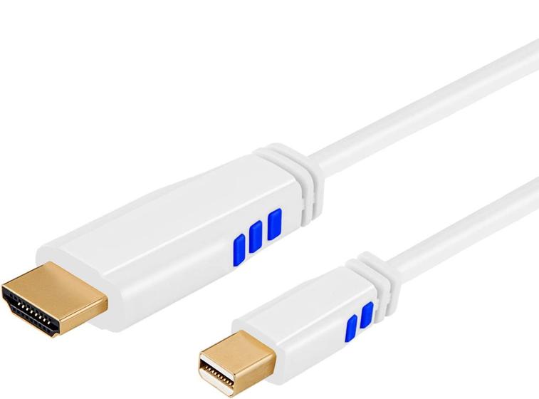 Imagem de Cabo Mini DisplayPort HDMI 4k 30Hz Adaptador 1 m 1 Metro