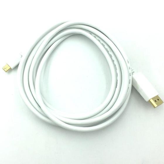 Cabo Mini Displayport Thunderbolt x Displayport de 3 Metros Menor preço em Cabo Mini Displayport Thunderbolt x Displayport de 3 Metros