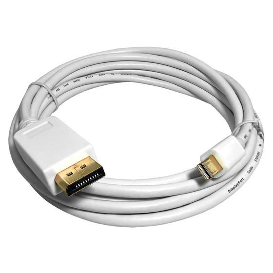 Imagem de Cabo Mini Displayport Thunderbolt x Displayport de 3 Metros