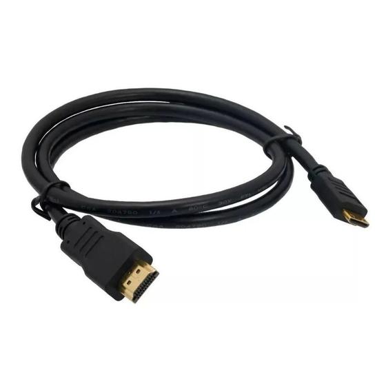 Imagem de Cabo Mini Hdmi Para Camera Canon Sx510 Hs S90 Compatível