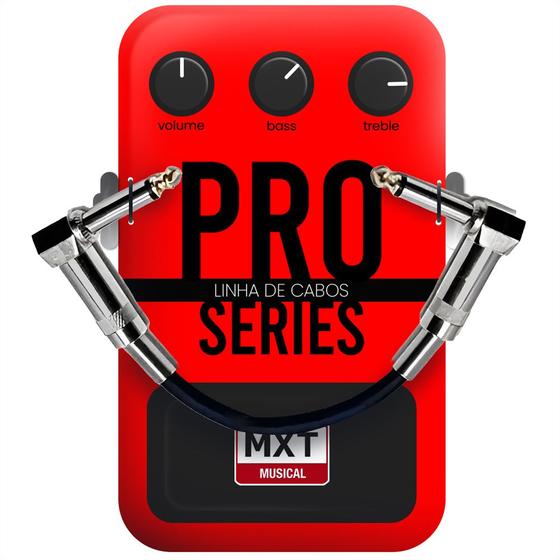 Imagem de Cabo Mono P10 Dourado Para Pedais MXT Pro Series 15cm