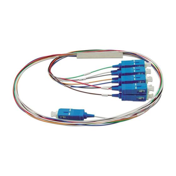 Imagem de Cabo Optico C/Divisor Plc Splitter 1x8 Xfs181 Intelbras Ambiente Instalação Interno Tamanho Compacto