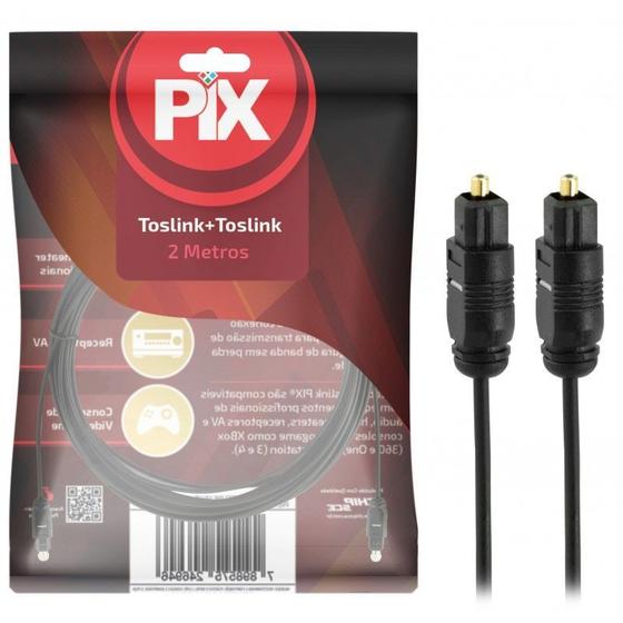 Imagem de Cabo optico toslink pix 2m 018-9002