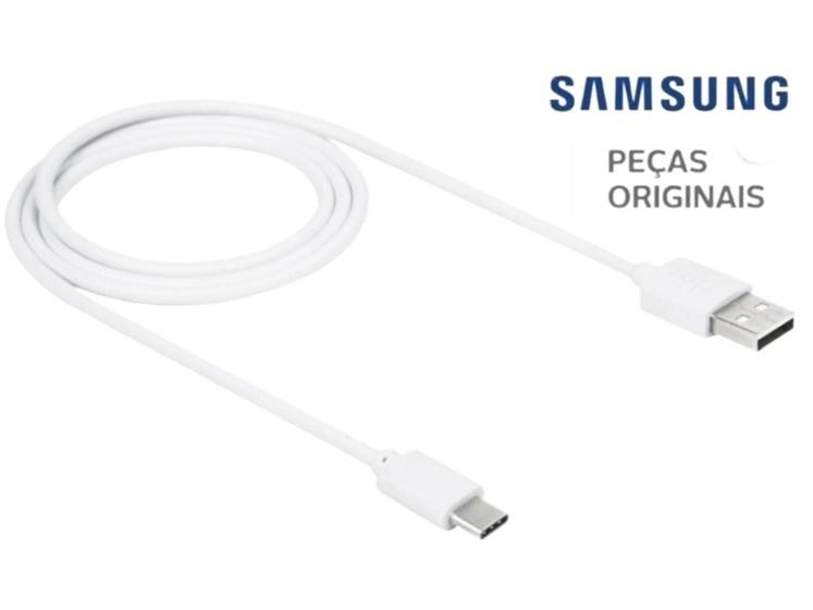 Imagem de Cabo Original Padrão USB-C Samsung Type-C Galaxy A20 Modelo SM-A205