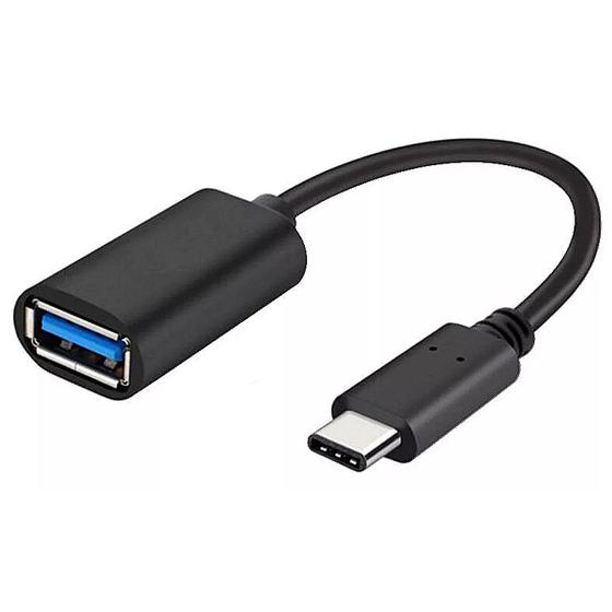 Imagem de Cabo otg type-c macho x usb 3.0 fêmea