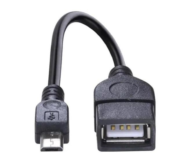 Imagem de Cabo OTG UBS/V8 preto