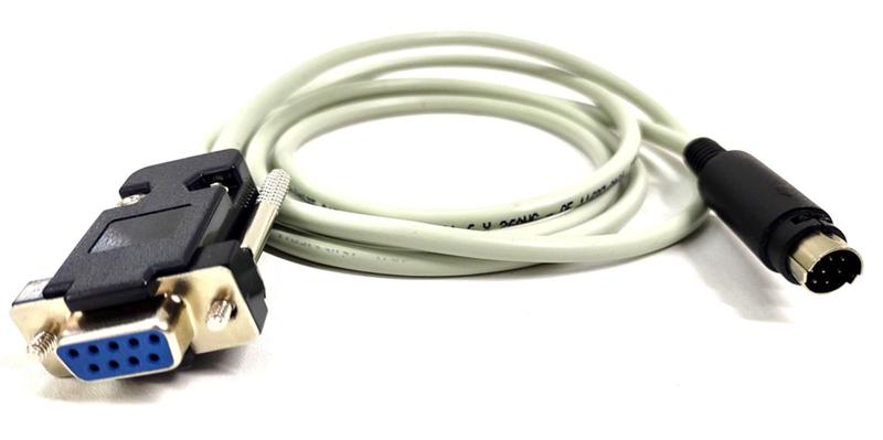 Imagem de Cabo P/controladora Ptz Rs232 Db9 F Mini Din 8 Pinos 20 Mts