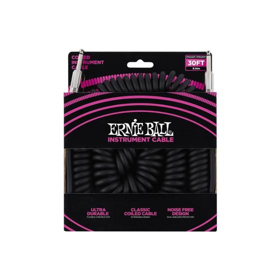 Imagem de Cabo P/ Instrumento musical 9mts P10xp10 Preto P06044 Ernie Ball 13000