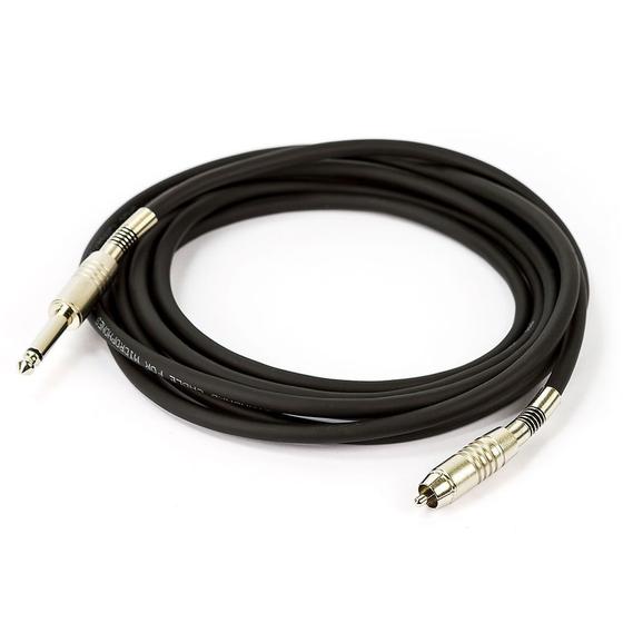 Imagem de Cabo P10 Mono Para 1 RCA Macho Santo Angelo - 5 Metros