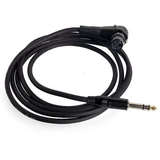 Imagem de Cabo P10 ST M Para XLR F 90º ProfissionalTblack3m