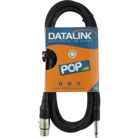 Imagem de Cabo P10 X Xlr Fêmea 3M Pop Line Datalink