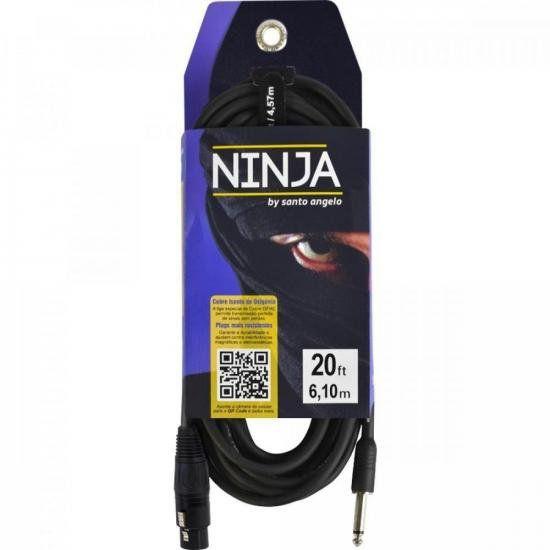 Imagem de Cabo P10 x XLR Fêmea 6,10m Ninja HG B Santo Angelo