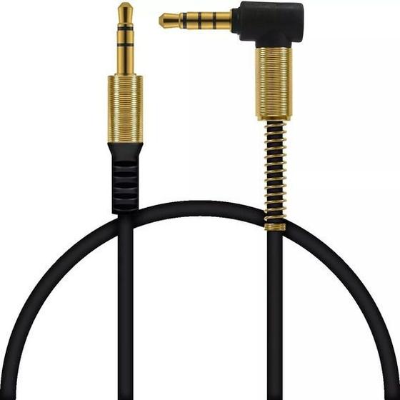 Imagem de Cabo p2 auxiliar com microfone p3 90 graus 1 metro cb-fone