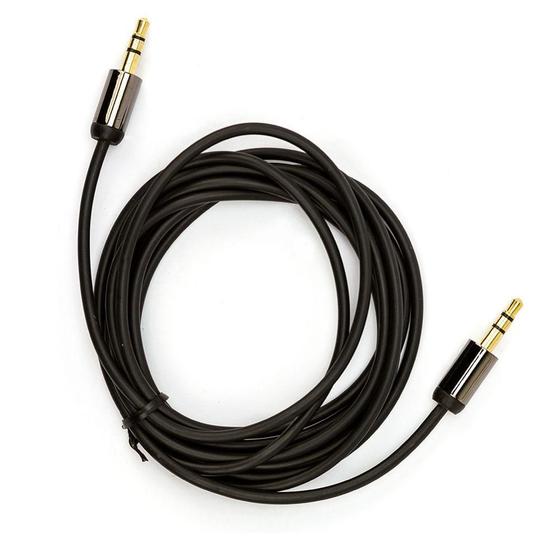 Imagem de Cabo P2-P2 Com Capa Metálica Cirilo Cabos - 50 Cm