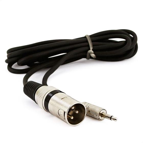 Imagem de Cabo P2 para XLR Macho Mono - 3 Metros