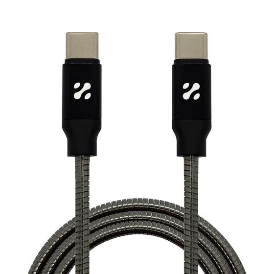 Imagem de Cabo para Carregador Rápido Samsung USB-C 3.1A Metálico 1m